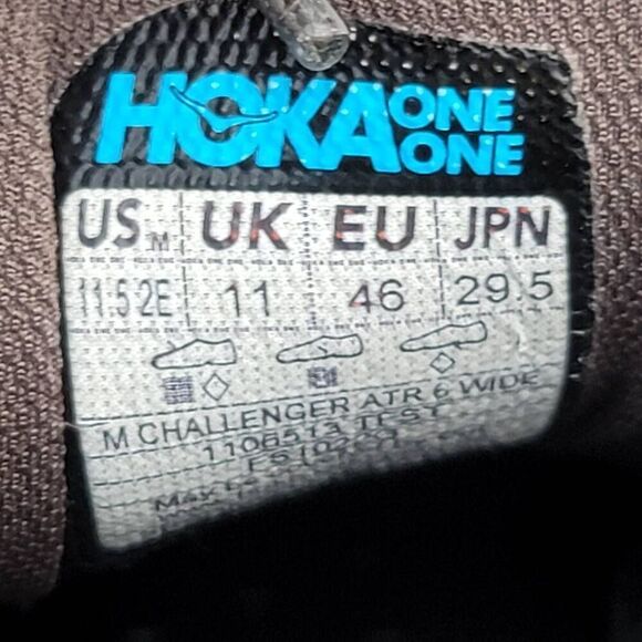 Hoka One One Chanllenger Art 6 WIDE - Men's running shoes - Size 11.5 2E - Picture 11 of 11